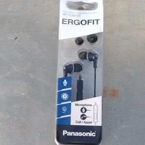 Panasonic ErgoFit In-Ear Headphones - Black